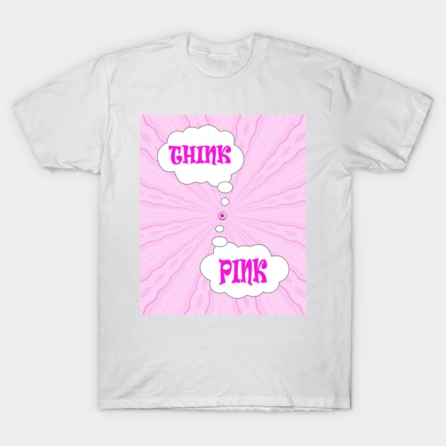 Freedom to Think Pink T-Shirt by PlanetMonkey